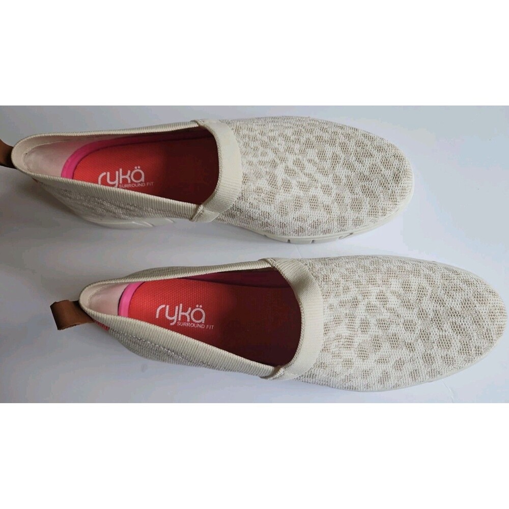 Ryka  Hera Animal Print Stretch Knit Slip-Ons NEW without tags Sz 11